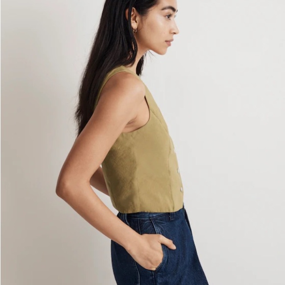 Madewell Cropped Vest never worn - Picture 2 of 8
